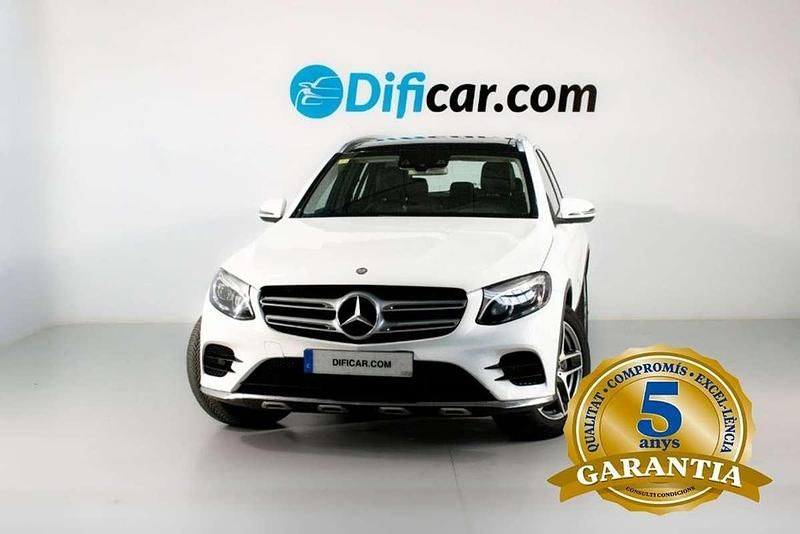 Blanco Usado 2015 Mercedes GLC220 AMG line SUV | 29.990 € (Precio justo) - Imagen 1/4