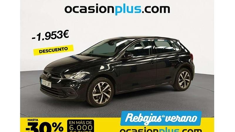 Negro Usado 2022 VW Polo Life Utilitario | 17.537 € (Buen precio) - Imagen 1/4