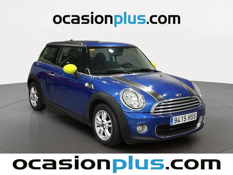 Usado Mini Cooper 98 CV (72 kW) 2013 Azul Utilitario