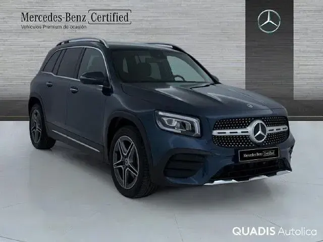 Usado Mercedes GLB200 150 CV (110 kW) 2022 Azul denim SUV