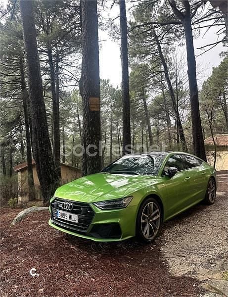 Usado Audi A7 367 CV (269 kW) 2020 Verde Berlina