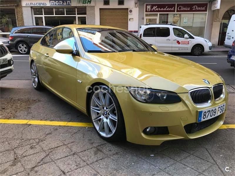 Amarillo Usado 2007 BMW 335 Coupe | 16.000 € (Precio justo) - Imagen 1/4
