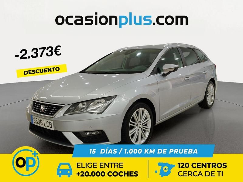 Usado Seat Leon XCELLENCE 150 CV (110 kW) 2019 Gris / plata Familiar