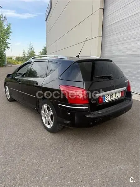 Usado Peugeot 407 Sport 136 CV (100 kW) 2006 Negro Familiar