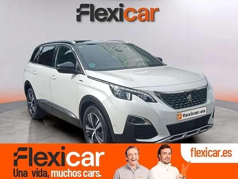 Blanco Usado 2018 Peugeot 5008 GT-line Monovolumen | 19.990 € (Precio justo) - Imagen 1/4