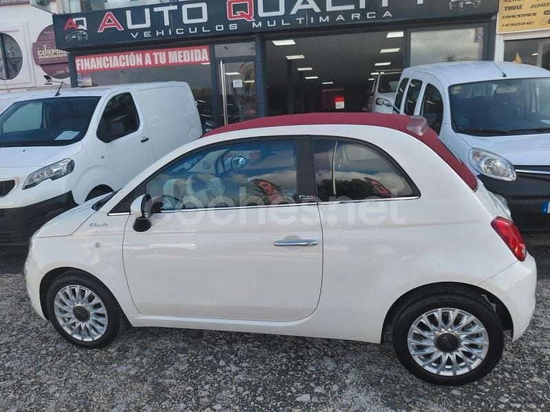 Blanco Usado 2021 Fiat 500C Dolcevita Descapotable | 11.850 € (Precio justo) - Imagen 1/4