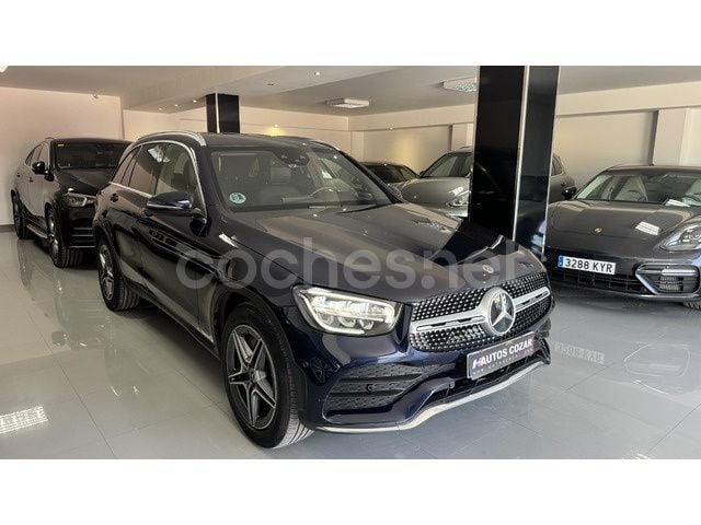 Azul Usado 2021 Mercedes GLC200 SUV | 39.900 € (Precio justo) - Imagen 1/4