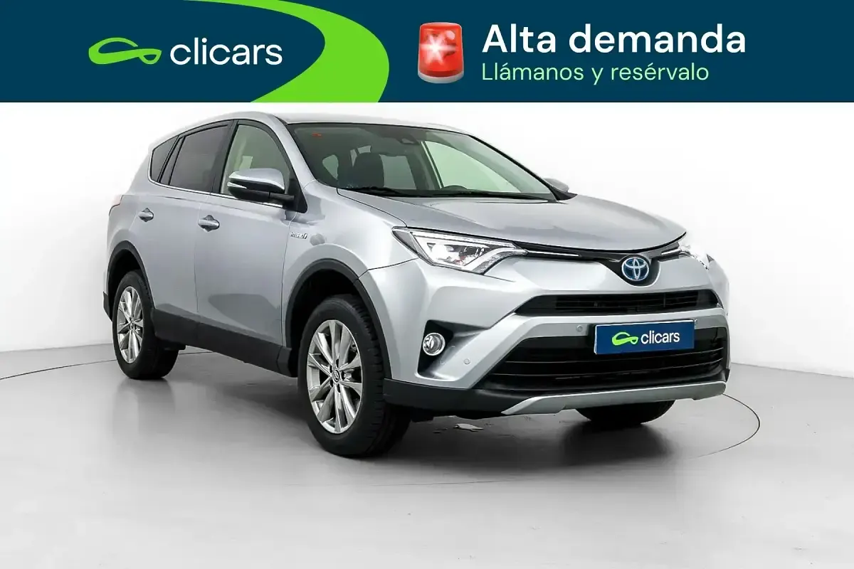 Usado Toyota RAV4 Hybrid Advance 197 CV (144 kW) 2017 Gris / plata SUV