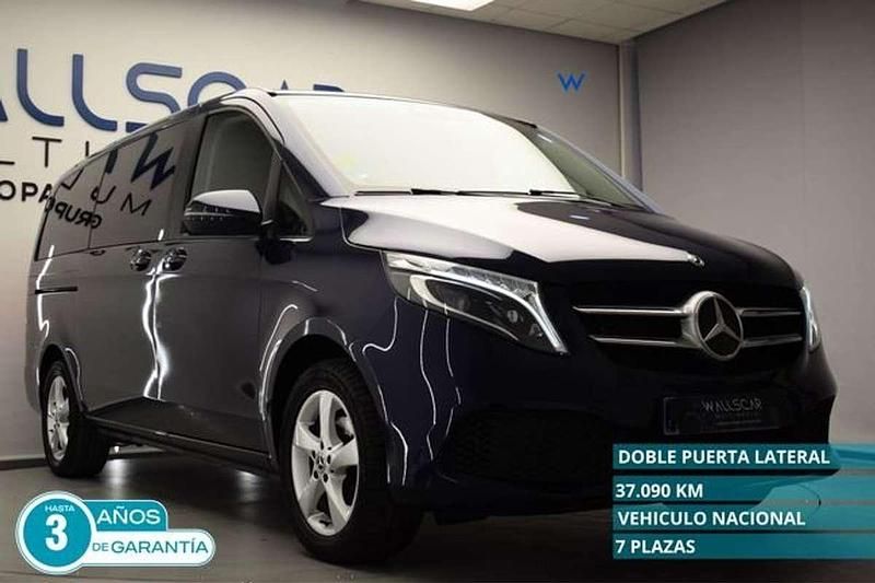 Azul Usado 2020 Mercedes V220 Exclusive Monovolumen | 46.649 € (Buen precio) - Imagen 1/4