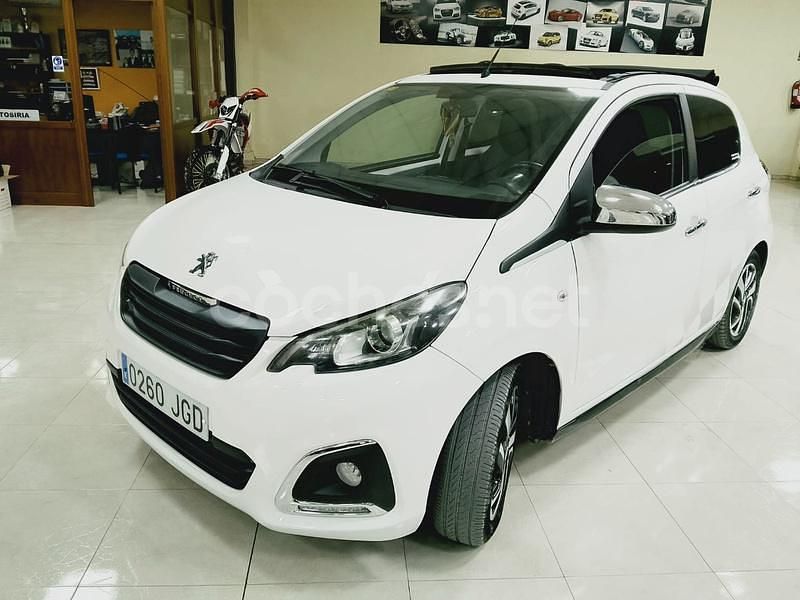 Usado Peugeot 108 Allure 82 CV (60 kW) 2015 Blanco Berlina