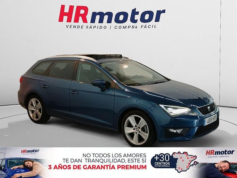 Usado Seat Leon FR 150 CV (110 kW) 2014 Azul Familiar