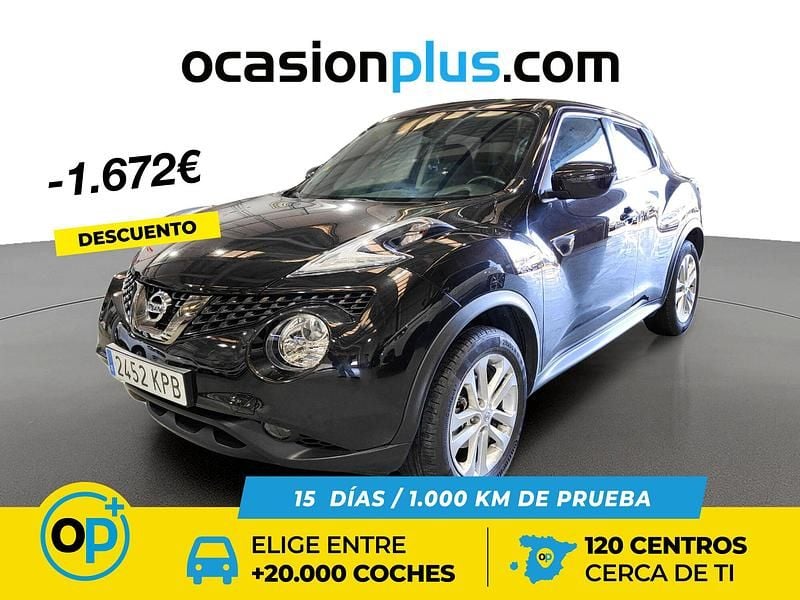 Negro Usado 2018 Nissan Juke Acenta SUV | 14.550 € (Precio justo) - Imagen 1/4