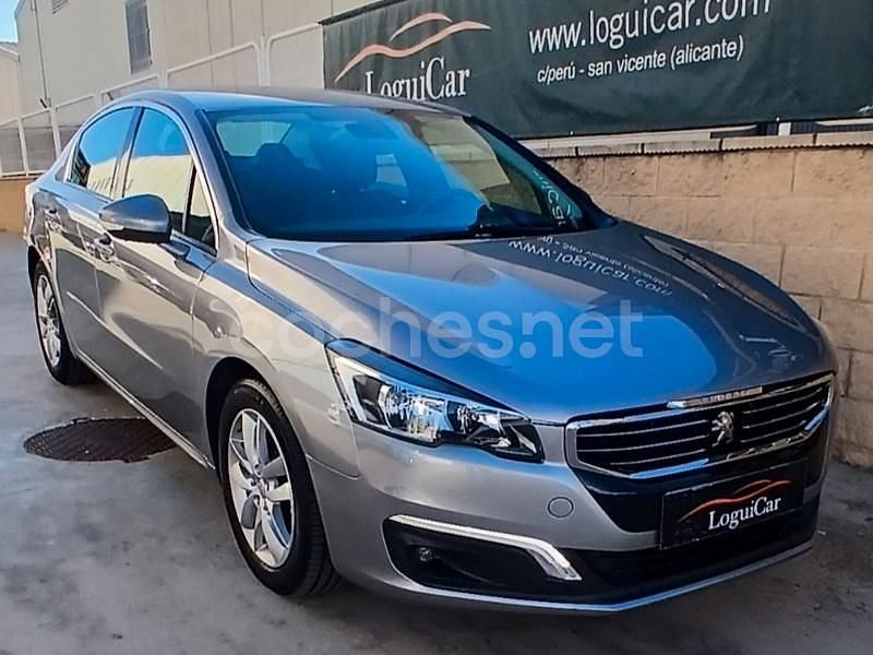 Gris / plata Usado 2018 Peugeot 508 Active Berlina | 14.800 € (Buen precio) - Imagen 1/4