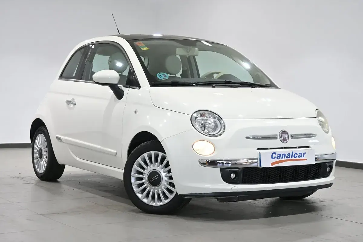 Usado Fiat 500 Lounge 69 CV (50 kW) 2012 Blanco Utilitario