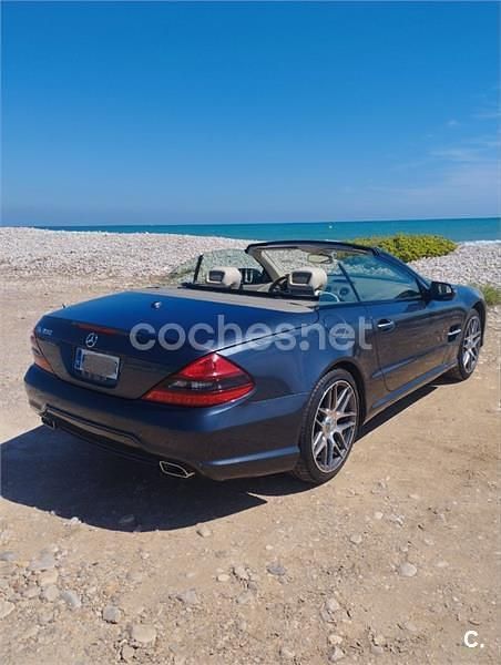 Azul Usado 2009 Mercedes SL500 Descapotable | 26.000 € - Imagen 1/1