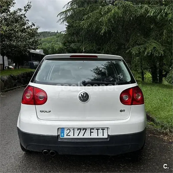Usado VW Golf V GT 170 CV (125 kW) 2007 Blanco Berlina