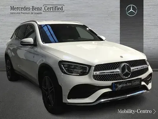 Usado Mercedes GLC220 AMG line 194 CV (142 kW) 2022 Blanco SUV