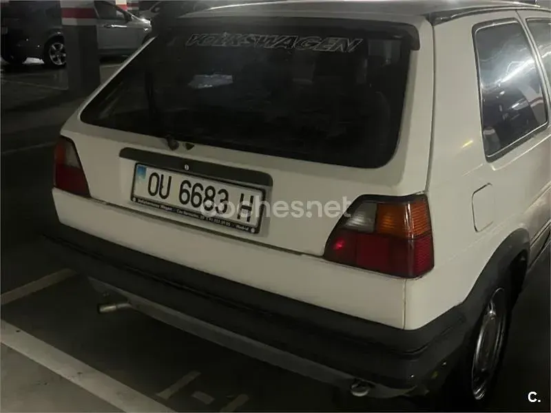 Usado VW Golf II 75 CV (55 kW) 1986 Blanco Utilitario