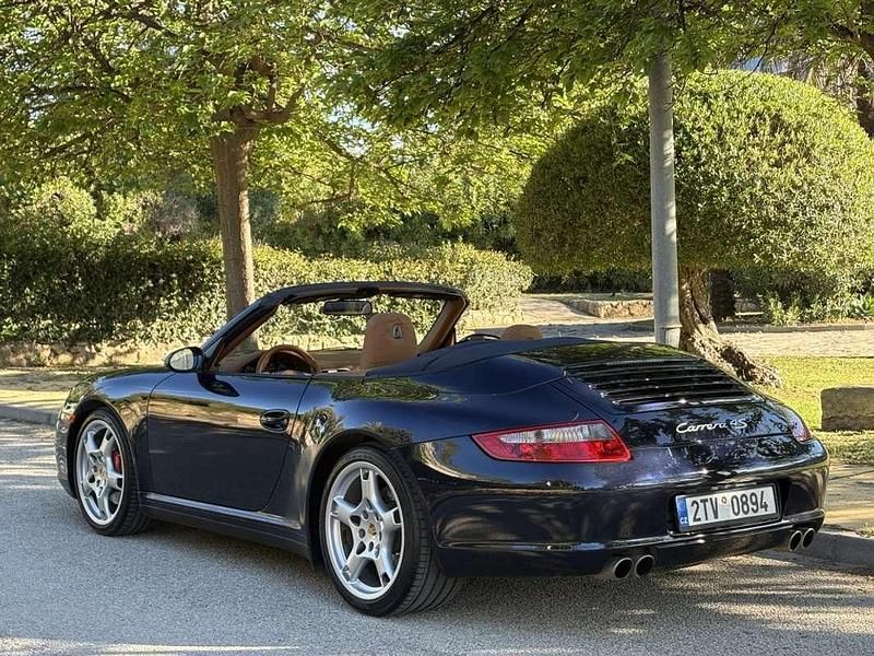 Usado Porsche 911 Carrera 4S Cabriolet 385 CV (283 kW) 2008 Azul Descapotable