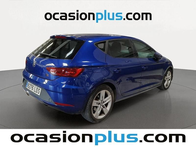 Usado Seat Leon FR 150 CV (110 kW) 2020 Azul Utilitario