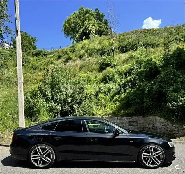Usado Audi A5 Sportback S-Line 211 CV (155 kW) 2012 Negro Utilitario