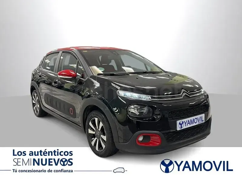 Usado Citroën C3 Feel 82 CV (60 kW) 2018 Negro Utilitario