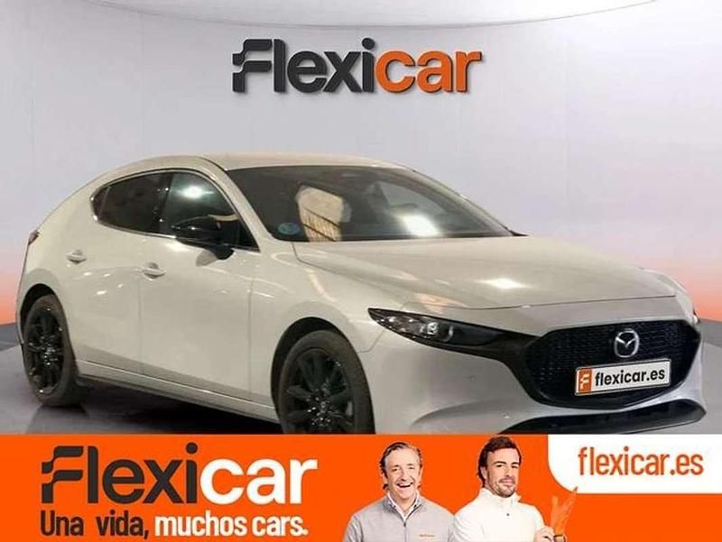 Gris Usado 2024 Mazda 3 Exclusive-Line Berlina | 19.990 € (Super precio) - Imagen 1/4