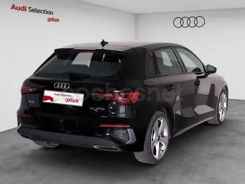 Usado Audi A3 S-Line 150 CV (110 kW) 2024 Negro Berlina