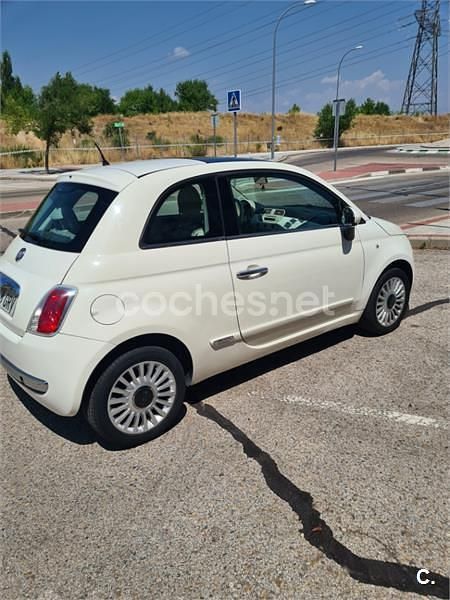Usado Fiat 500 Lounge 69 CV (50 kW) 2009 Blanco Berlina