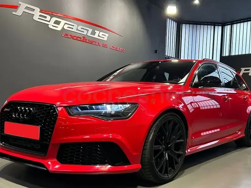 Usado Audi RS6 Exclusive 605 CV (444 kW) 2016 Rojo Familiar