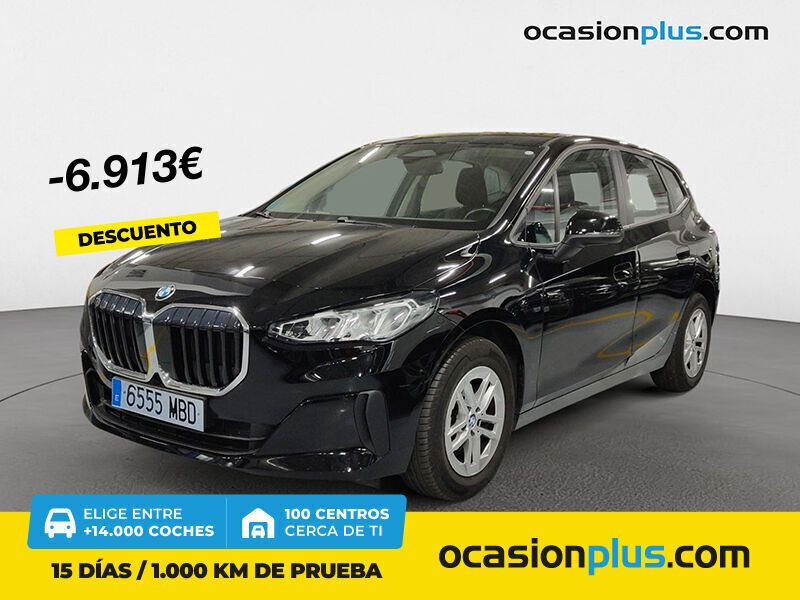 Negro Usado 2022 BMW 218 Active Tourer Monovolumen | 25.690 € (Un poco caro) - Imagen 1/4