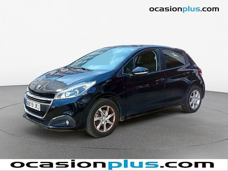 Usado Peugeot 208 Active 83 CV (61 kW) 2015 Negro Utilitario