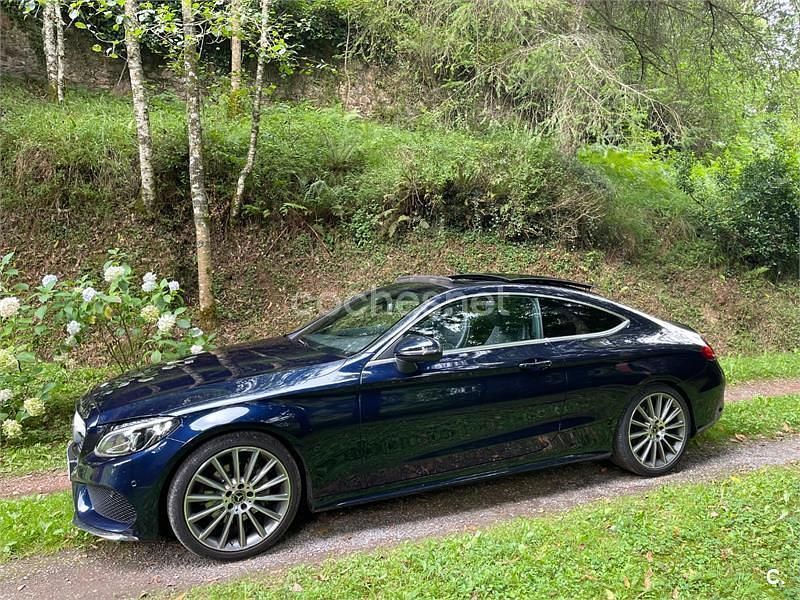 Azul Usado 2017 Mercedes C220 Coupe | 34.900 € - Imagen 1/4