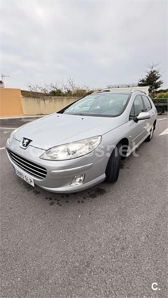 Usado Peugeot 407 Sport 110 CV (80 kW) 2009 Gris / plata Familiar