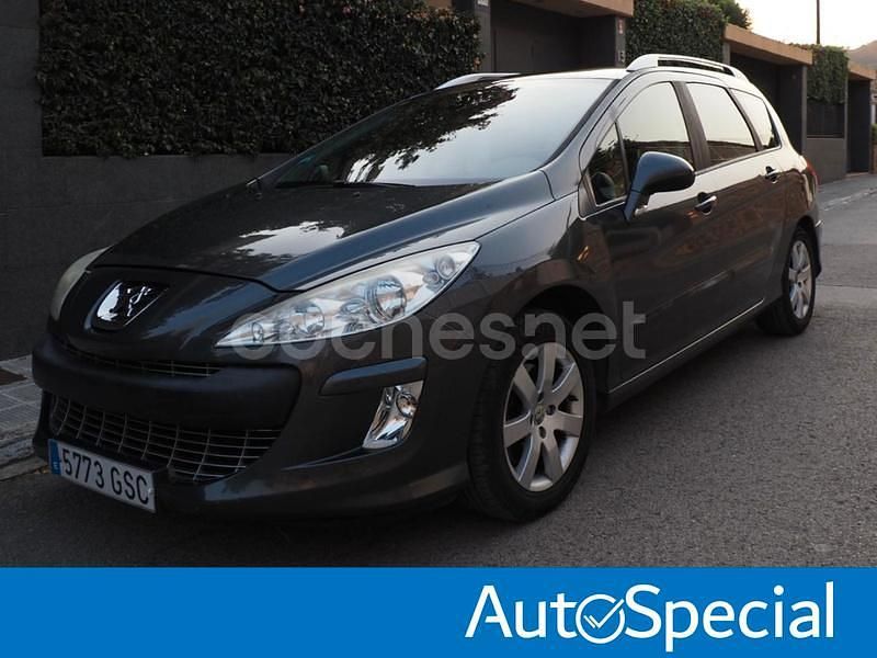 Gris / plata Usado 2009 Peugeot 308 SW Premium Familiar | 4750 € (Precio justo) - Imagen 1/2