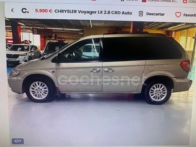 Usado Chrysler Voyager 150 CV (110 kW) 2007 Gris / plata Monovolumen