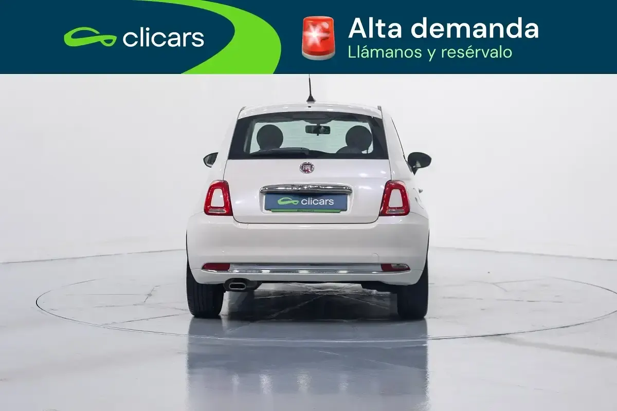 Usado Fiat 500 Lounge 69 CV (50 kW) 2016 Blanco Utilitario