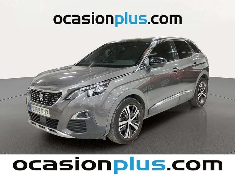 Gris Usado 2018 Peugeot 3008 GT-line SUV | 12.591 € (Buen precio) - Imagen 1/4