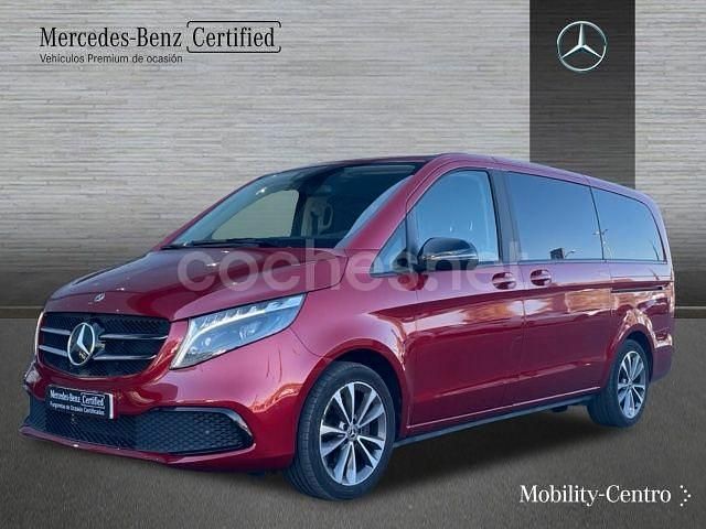 Rojo Usado 2023 Mercedes V220 Avantgarde Monovolumen | 61.698 € (Caro) - Imagen 1/4
