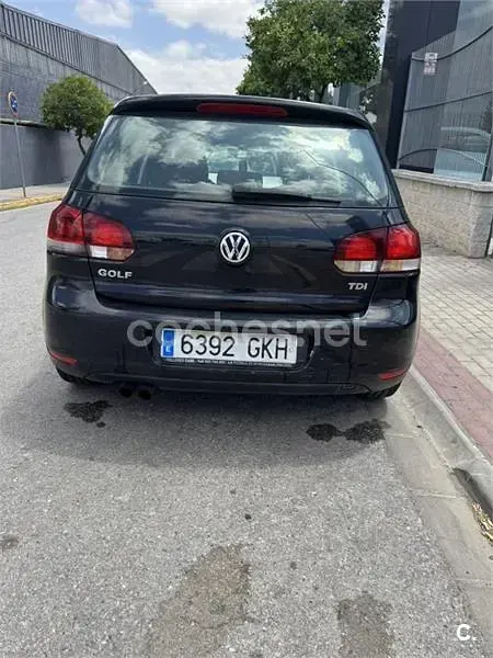 Usado VW Golf VI Advance 140 CV (102 kW) 2009 Negro Utilitario