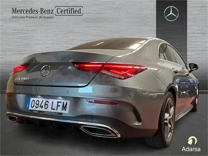 Usado Mercedes CLA200 150 CV (110 kW) 2020 Negro Coupe