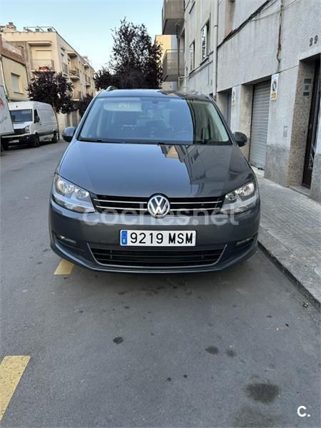 Gris / plata Usado 2015 VW Sharan Sportline Monovolumen | 15.000 € (Precio justo) - Imagen 1/4
