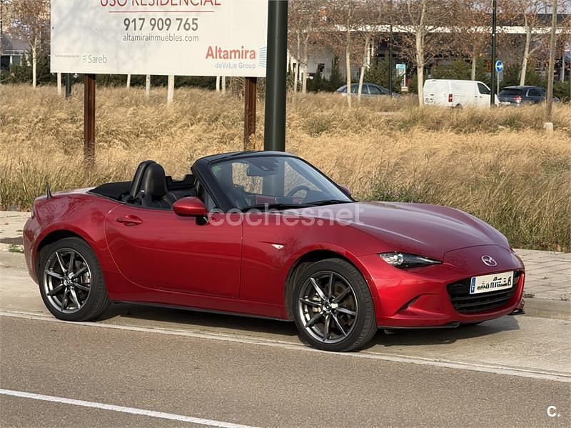 Rojo Usado 2017 Mazda MX5 Inclusive Descapotable | 22.500 € (Precio justo) - Imagen 1/4