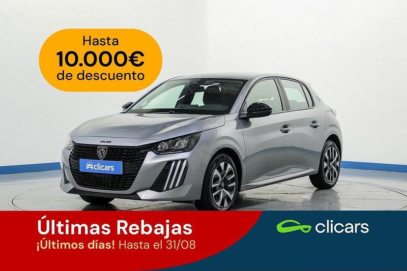 Gris Usado 2024 Peugeot 208 Active Utilitario | 13.790 € (Buen precio) - Imagen 1/4