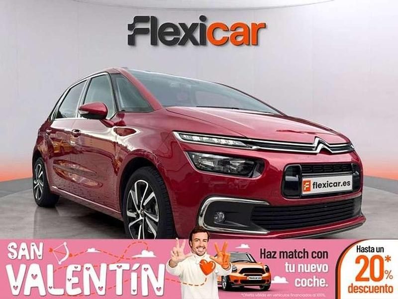 Usado Citroën C4 Live 131 CV (96 kW) 2018 Rojo Monovolumen