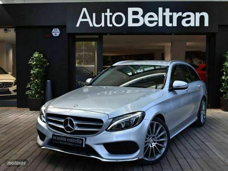 Usado Mercedes C220 170 CV (125 kW) 2017 Plateado Familiar
