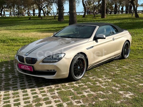 Beige Usado 2013 BMW 640 Cabriolet Descapotable | 23.900 € (Precio justo) - Imagen 1/4