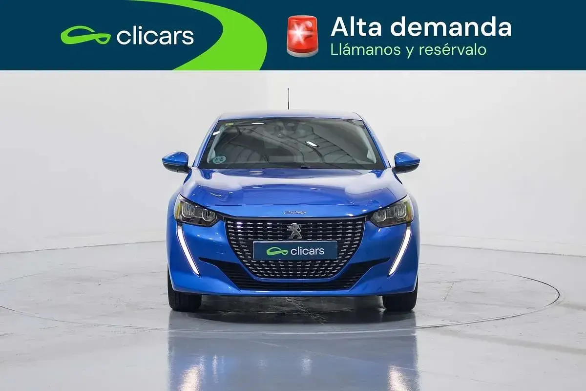 Usado Peugeot 208 Allure 102 CV (75 kW) 2020 Azul Utilitario
