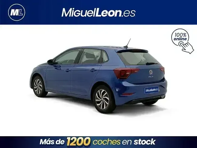Begagnad VW Polo Advance 95 HK (69 kW) 2020 Blå Halvkombi