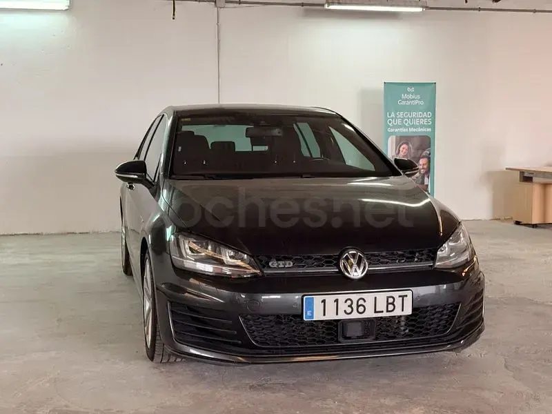 Usado VW Golf VII GTD 184 CV (135 kW) 2015 Negro Berlina